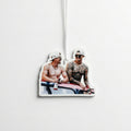 Kiké/Banda Parade Air Freshener – LA Baseball Car Freshener, Double-Sided (4”), New Car scent